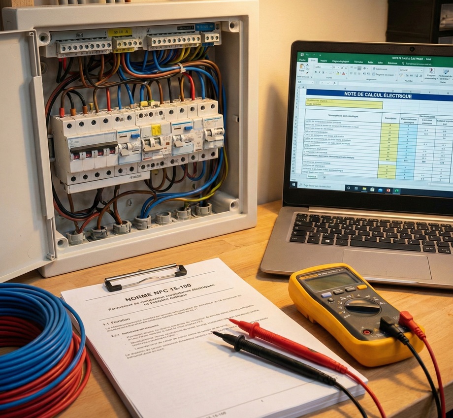 Note de calcul électrique Toulouse